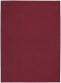 Garland Rug Town Square Chili Red 6 x 9 Stain Resistant Indoor Area Rug