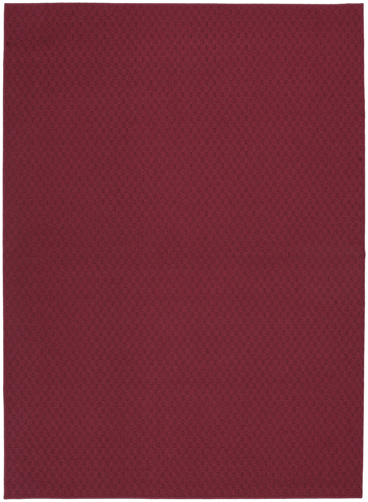 Garland Rug Town Square Chili Red 6 x 9 Stain Resistant Indoor Area Rug