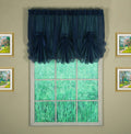 Today'S Curtain Emelia Original Voile Fan Insert, Navy, 30' W X 40' L