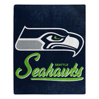 Seattle Seahawks Blanket 50X60 Raschel Signature Design