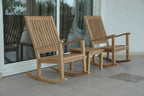 Anderson Teak Set-4 Del-Amo 3 Piece Rocker Outdoor Armchair Set