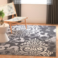 SAFAVIEH Adirondack Collection Area Rug - 10 x 14, Charcoal & Ivory, Contemporary Design, Stain Resistant, Ideal for High Traf