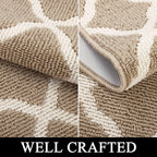 Shacos Washable Runner Rugs 20''X59'' Entryway Runner Rug Kitchen Doorway Non Slip Rubber Backing Trellis Rug Runners Laundry Ro
