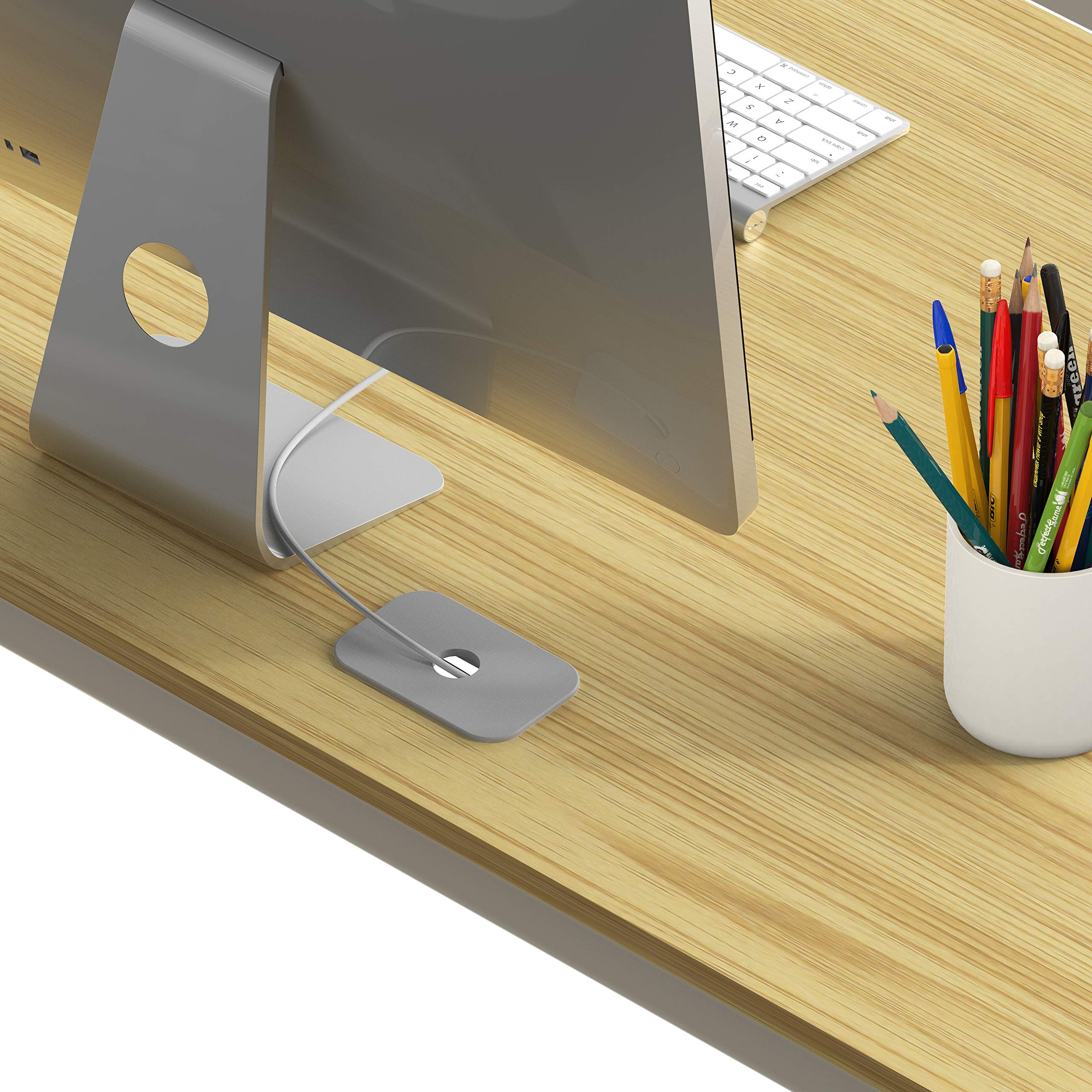 Shw Home Office 55'X60' Large L Shaped Corner Desk, Oak