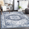 xilixili Area Rug 6x9 - Anti-Slip Backing Washable Rug - Stain Resistant Rugs for Living Room,Bedroom & Dining Room,Vintage Prin