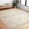Loloi II Hathaway Collection HTH-04 Beige / Multi 2'-6'' x 7'-6'', .25'' Thick, Runner Rug, Soft, Durable, Printed, Modern, Low 