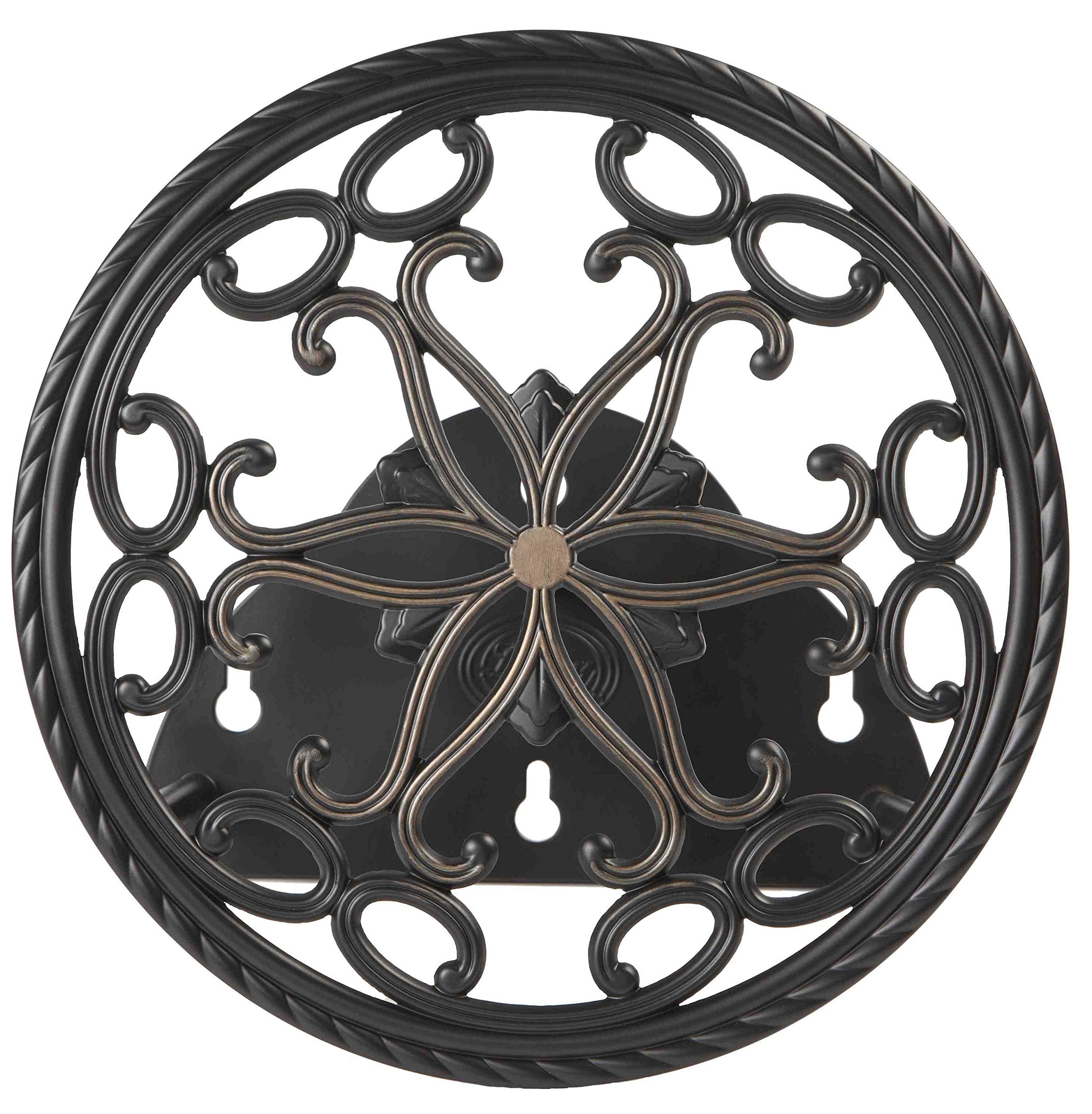 Liberty Garden 671 Wall Mount Decorative Garden Hose Butler, Holds 125-Feet Of 5/8-Inch Hose - Patina