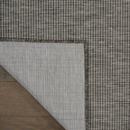 Nourison Positano Indoor/Outdoor Charcoal 3' X 5' Area Rug, Easy Cleaning, Non Shedding, Bed Room, Living Room, Dining Room, Backyard, Deck, Patio (3X5)