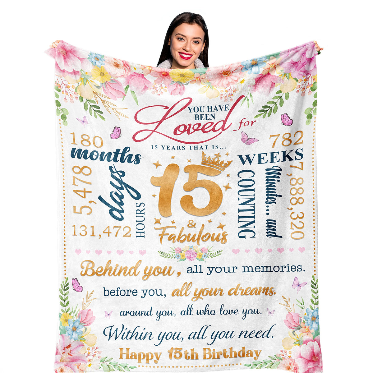 Ruvinzo 15 Year Old Girl Gifts, Gifts For 15 Year Old Girls, Sweet 15Th Birthday Gifts For Teen Girls, 15 Year Old Girl Unique G
