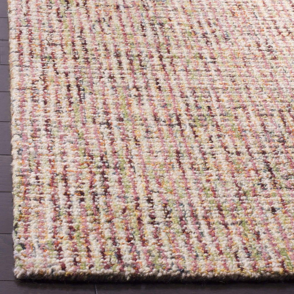 Safavieh Abstract Collection Runner Rug - 2'3'' X 8', Beige & Rust, Handmade Wool, Ideal For High Traffic Areas In Living Room,