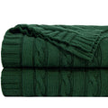 Ntbay 100% Pure Cotton Oversize (60X80) Cable Knit Throw Blanket, Super Soft Warm Knitted Throw Blanket For Bed, Sofa, Chair, Co