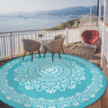 Pauwer Waterproof Outdoor Rug 8Ft, Reversible Plastic Straw Patio Camping Rug, Indoor Outdoor Rv Mat Carpet For Deck, Camper, Po