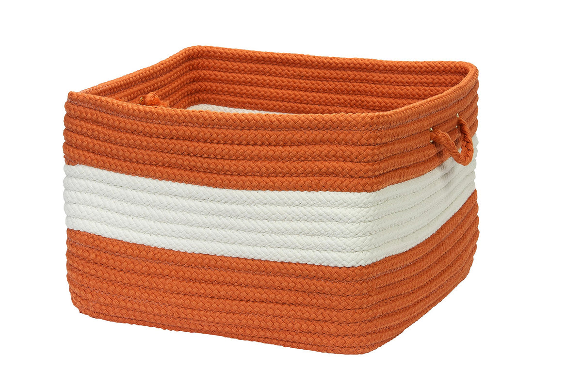 Colonial Mills Rope Walk Utility Basket, 14 By 10-Inch, Rust