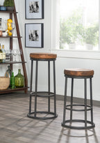 Derrick Bar Stool In Natural Wood