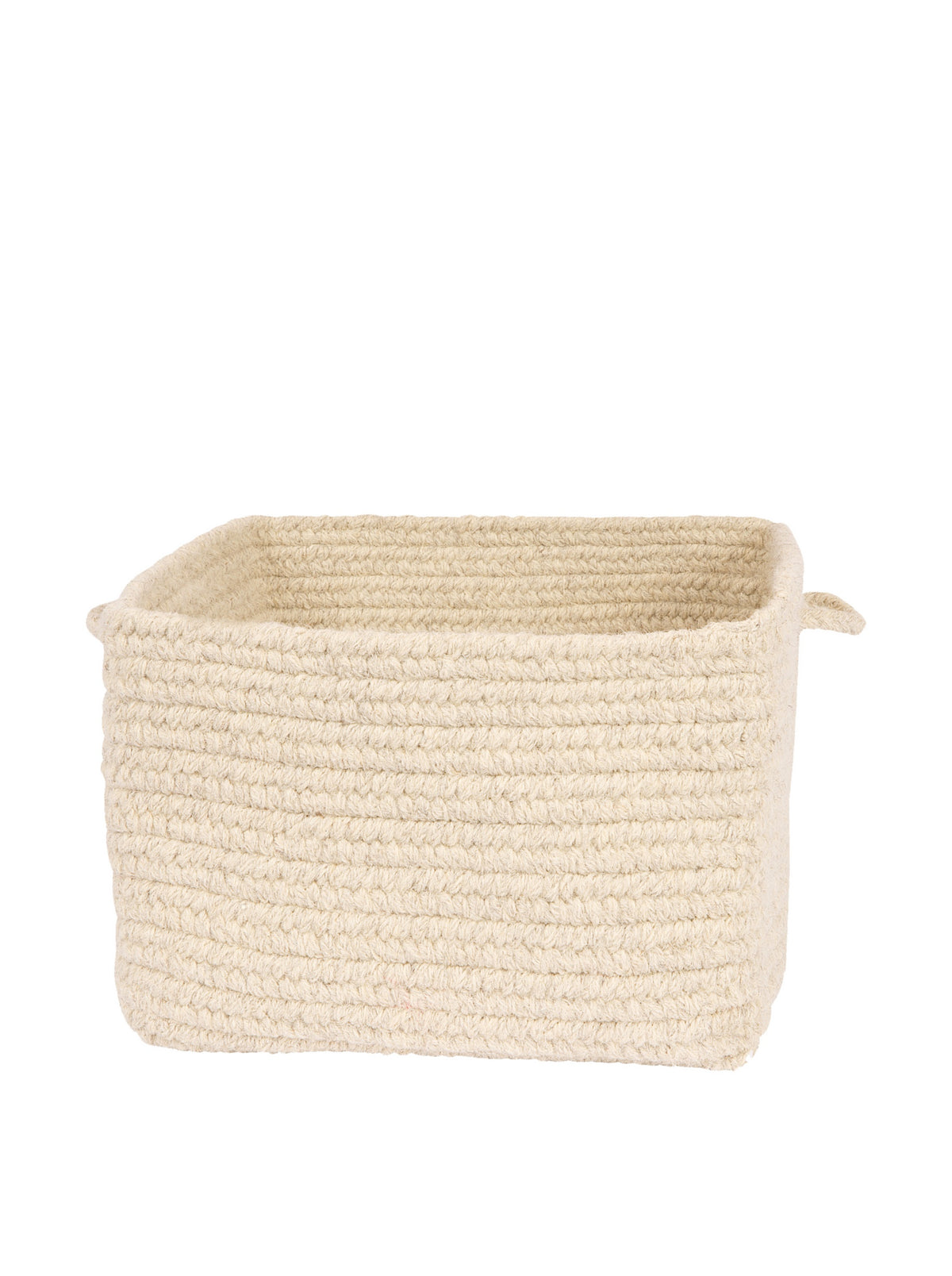 Colonial Mills Chunky Natural Wool Basket, 14&quot;X14&quot;X10&quot;