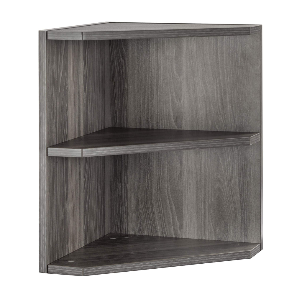 Mayline MNPOLGS Medina Shelved Corner Support for Use with 63" MNH63 and 72" MNH72 Hutch, (Qty. 1), Gray Steel Laminate