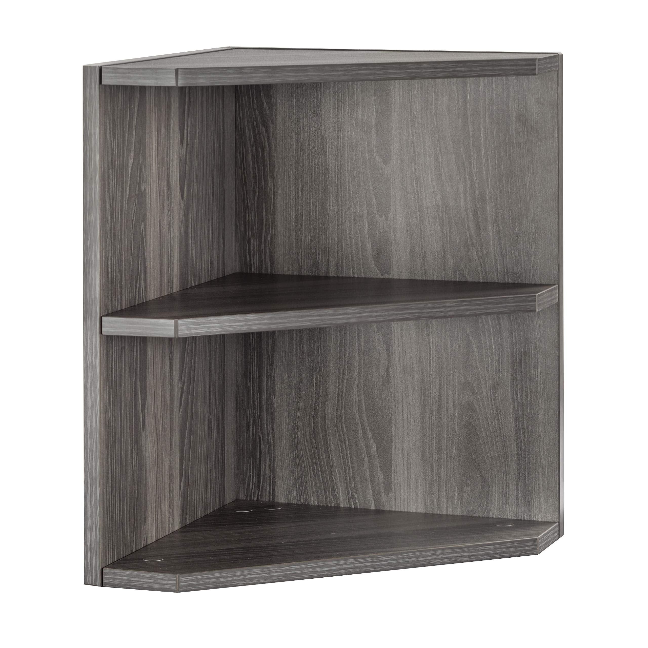 Mayline MNPOLGS Medina Shelved Corner Support for Use with 63" MNH63 and 72" MNH72 Hutch, (Qty. 1), Gray Steel Laminate