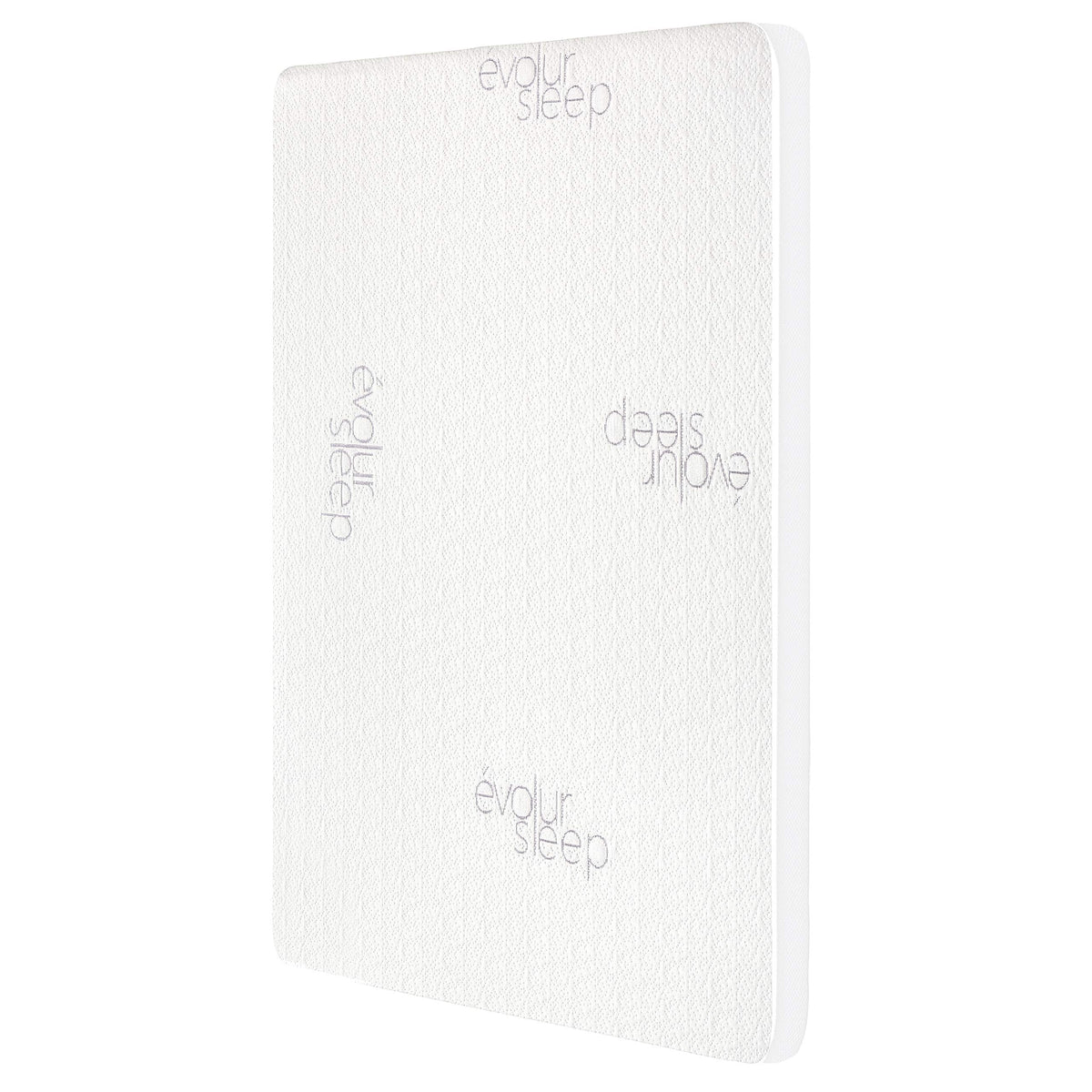 Evolur Portable Crib Tencel Waterproof Mattress Protector Pad and Fitted Sheet, White (2 Pack)