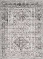 Livabliss Desta Vintage Oriental Area Rug,5'3'' X 7'3'',Charcoal