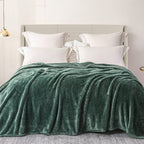 Exclusivo Mezcla Plush Fuzzy Fleece Bed Blanket Queen Size, Super Soft, Fluffy And Warm Blankets For Couch, Bed, All Season Use