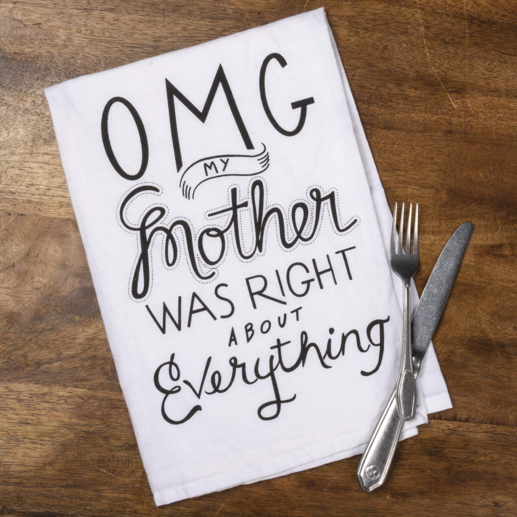Primitives By Kathy Boho Cotton Kitchen Towel Set With Funny Sayings - Ideal Housewarming Gift, Fall Kitchen Decor And Home Kitc