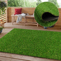 Heyroll Realistic Artificial Turf Grass, 3 Ft X 7 Ft Artificial Synthetic Fake Grass, 20Mm Green Turf Rug Pet Dogs Lawn Mat With
