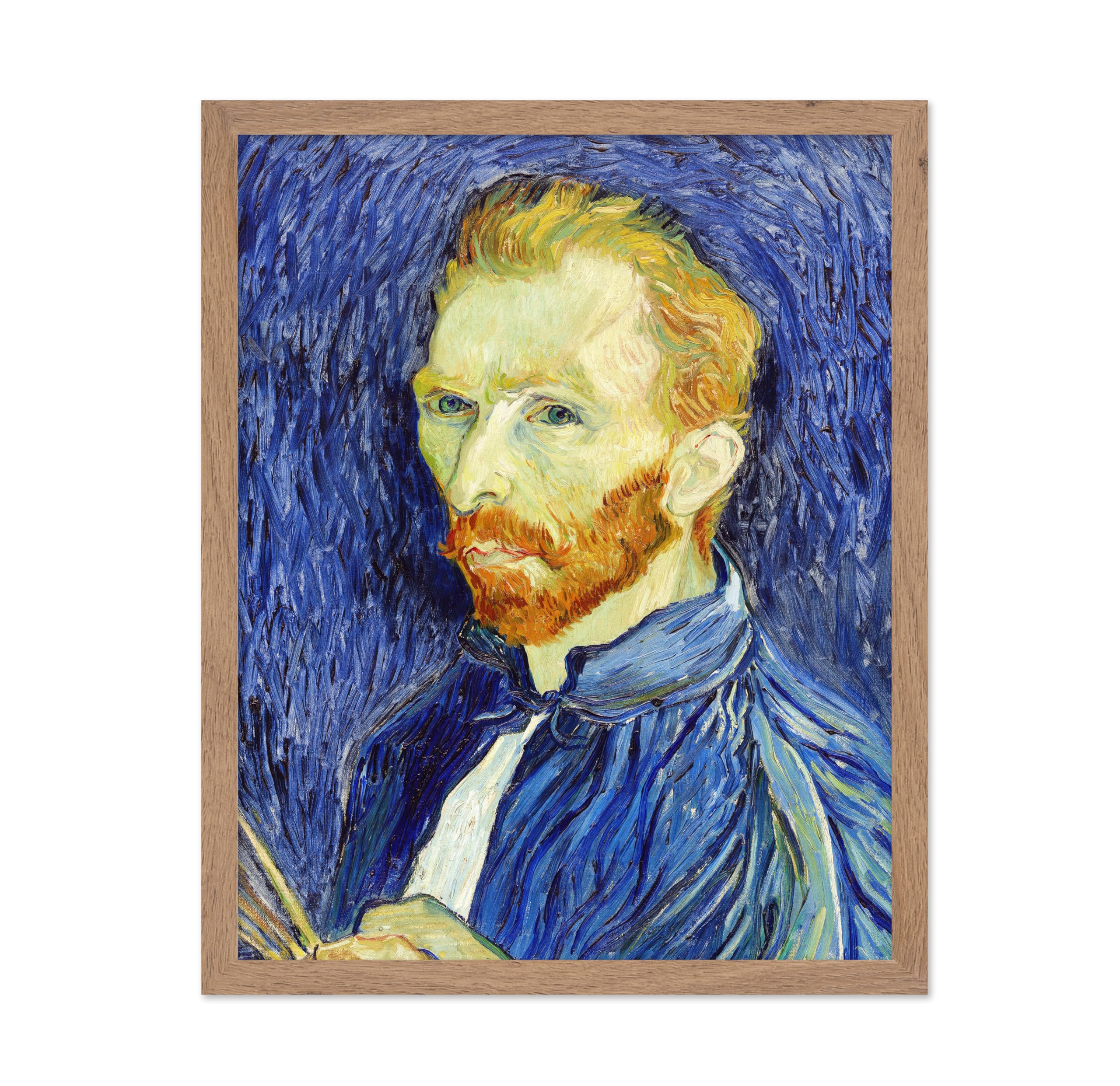 Poster Master Vintage Van Gogh Poster - Retro Van Gogh Self-Portrait Painting Print - Impressionism Art - Gift for Him, Her, Men