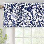 Driftaway Julia Lined Valance Double Layer Thermal Insulated Room Darkening Blackout Valances 3 Inch Rod Pocket Window Valance F