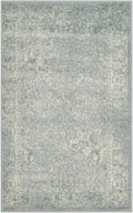SAFAVIEH Adirondack Collection Accent Rug - 26 x 4, Slate & Ivory, Oriental Distressed Design, Non-Shedding & Easy Care, Ideal