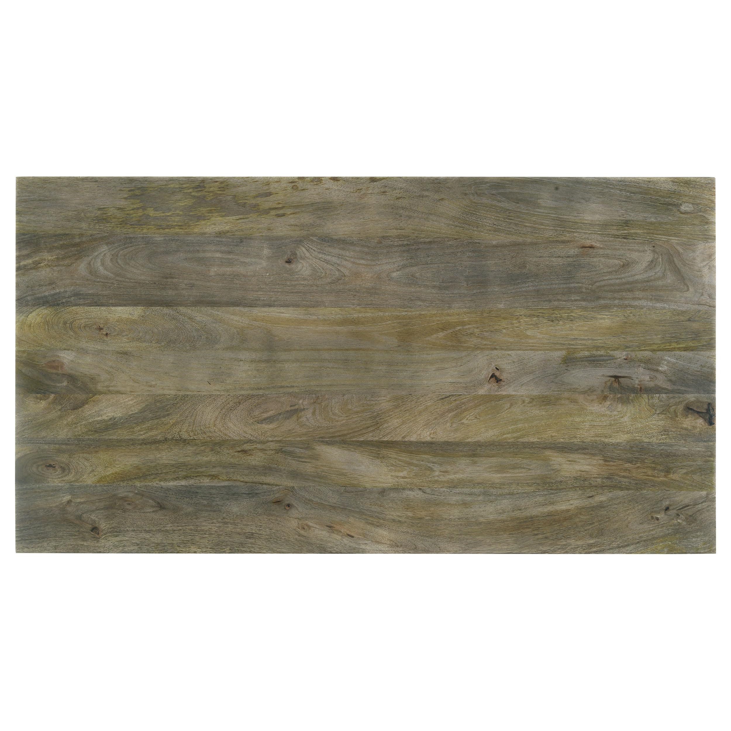 Coaster Andando Rectangular Solid Wood Coffee Table Mango Brown