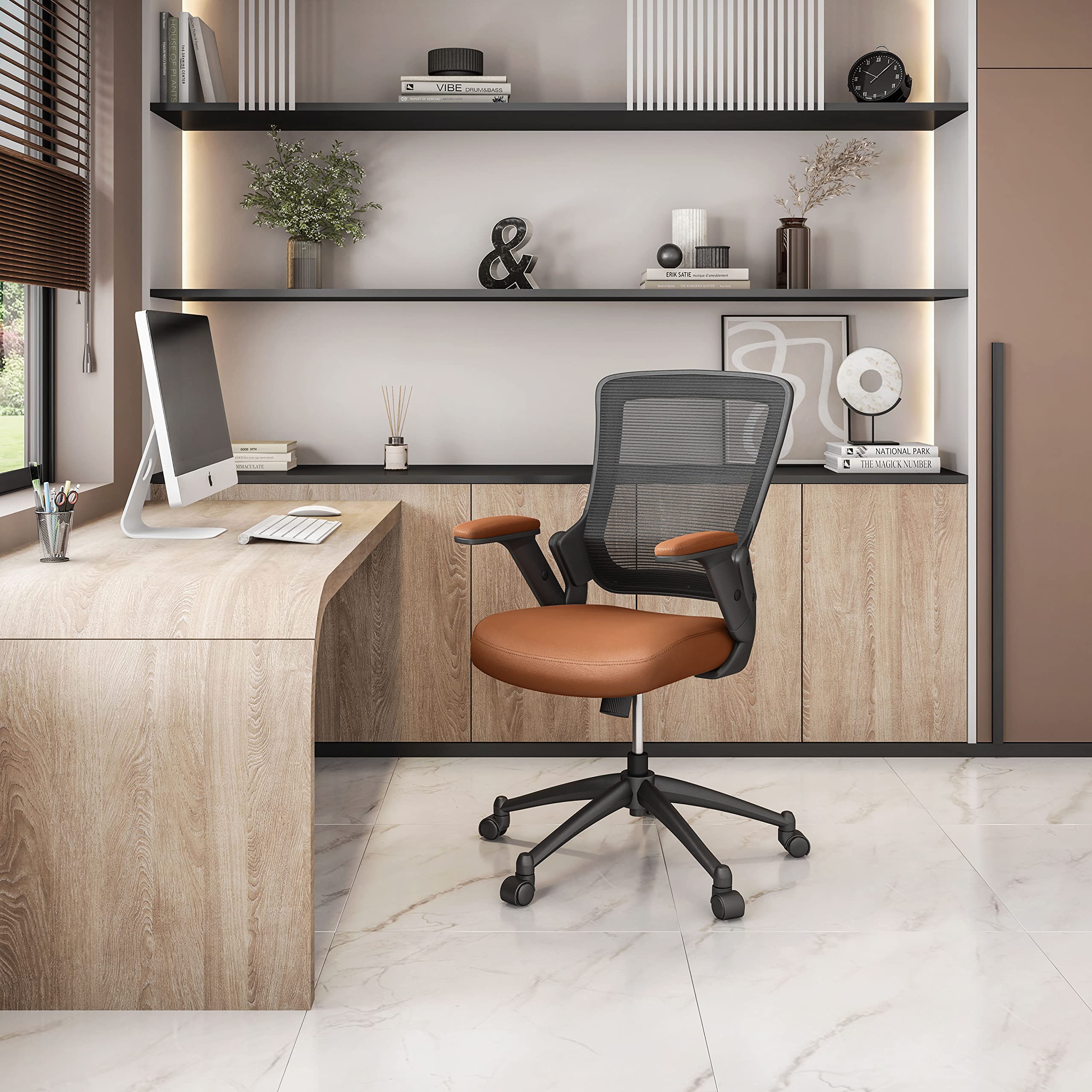 Techni Mobili Ergonomic Office Mesh Desk Chair RTA-3245C - Thumbnail 3
