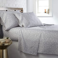 Southshore Fine Living, Inc. The Vilano Choice Collection 4 Piece Sheet Set, Geometric Maze Grey, Full