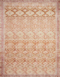Loloi LAYLA Collection, LAY-16, Natural / Spice, 2-6 x 9-6, Runner Rug, Soft, Durable, Vintage Inspired, Distressed, Low Pile,