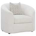 Coaster Home Furnishings Rainn Upholstered Tight Back Chair Latte