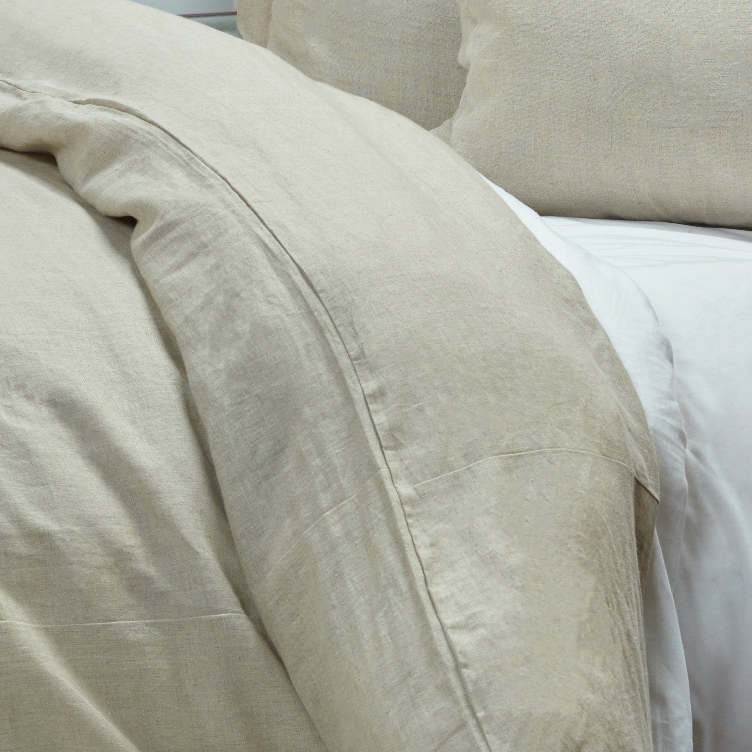 Rizzy Home | BT1759 | King Sham | 20&quot;x36&quot; Brown/Neutral/ Solid