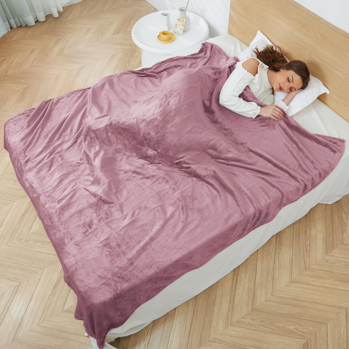 Electric Heated Blanket 72''X84'' Full Size With 4 Heating Levels And 10 Hours Auto-Off Large Oversized Heating Blanket With Sof