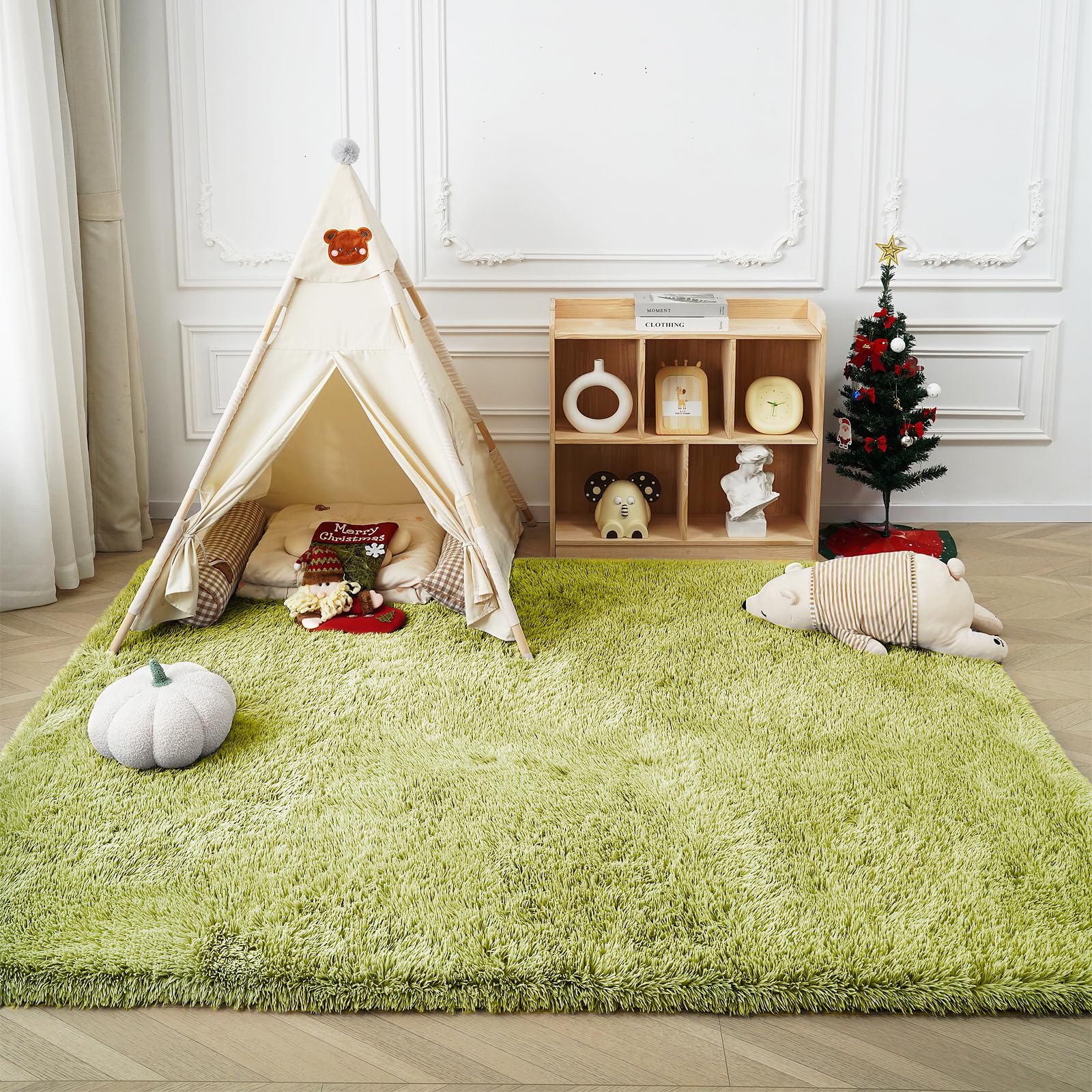 Rugs for Living Room 6x9, Alfombras para Salas Shag Large Plush Soft Area Rug, Shaggy Carpets for Bedroom, Kids Boys Girls Home 