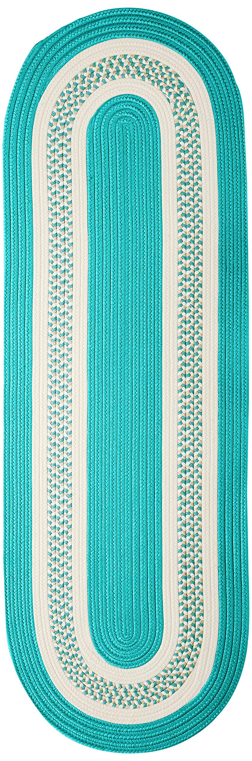 Colonial Mills Crescent Area Rug 2X7 Teal