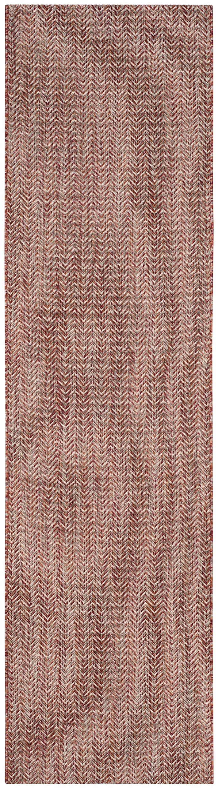 Safavieh Courtyard Collection 2'3' X 16' Red/Beige Cy8022 Indoor/ Outdoor Patio Backyard Mudroom Runner Rug