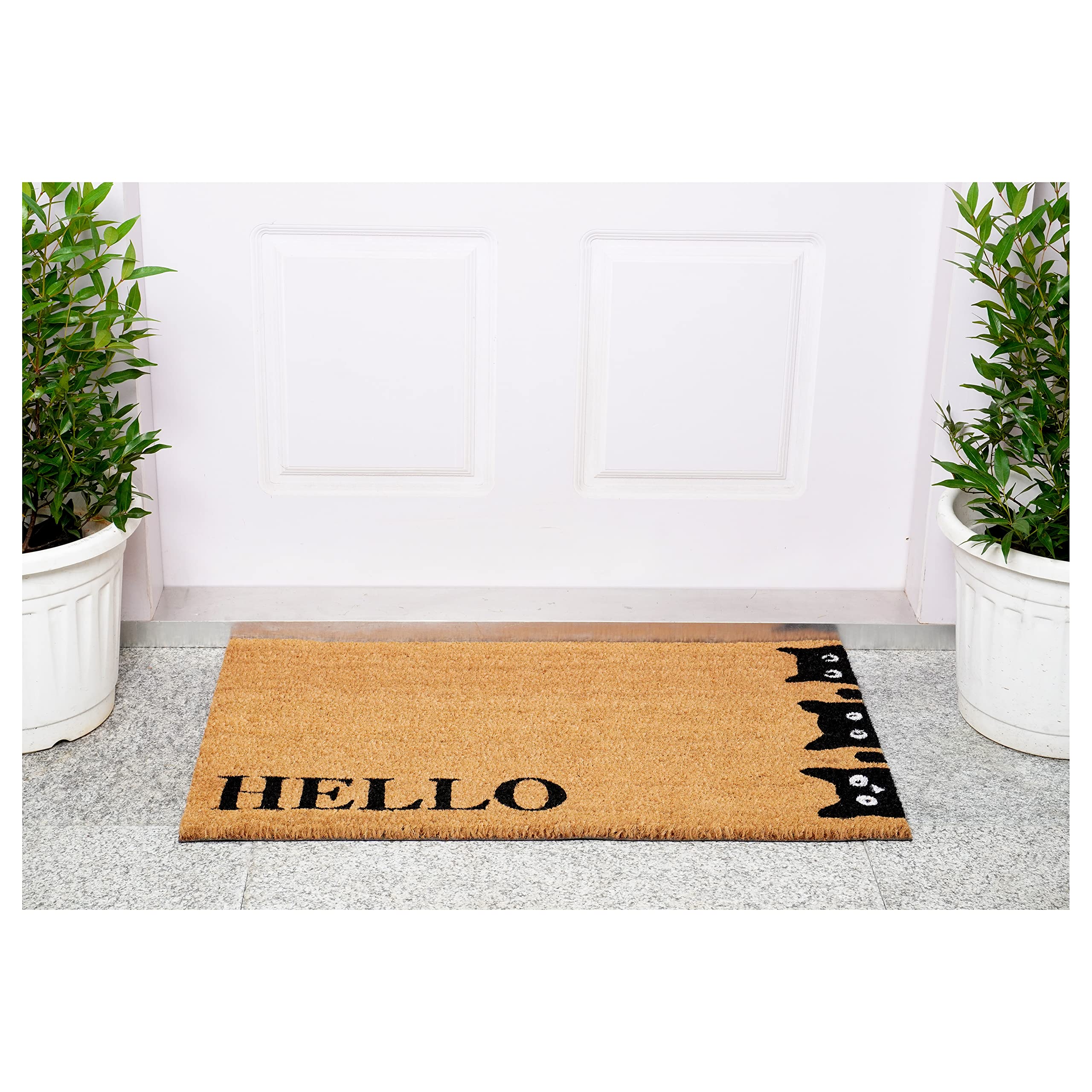 Calloway Mills 107501729 Peeking Kitties Doormat 17' X 29'