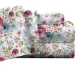 Pointehaven Flannel Deep Pocket Set With Oversized Flat Sheet, California King, Sylvan