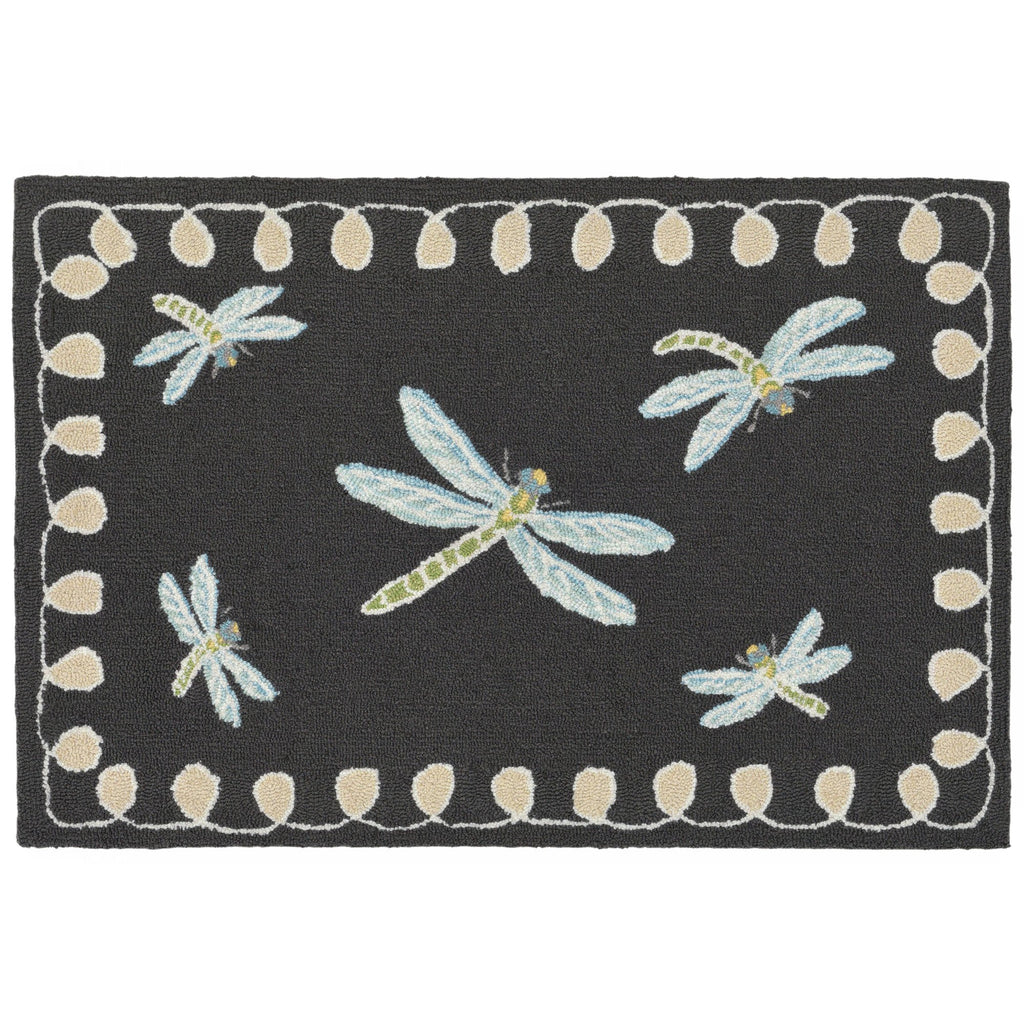 Liora Manne Frontporch Dragonfly Indoor/Outdoor Rug, 2'6 X 4