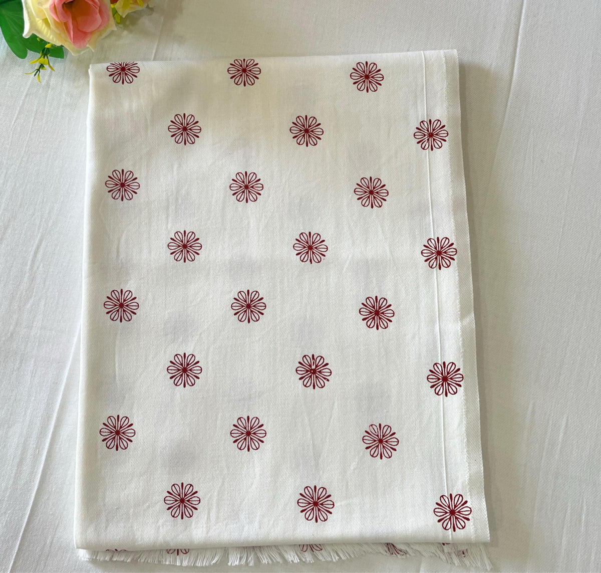 Craft Ventures 100% Cotton Soft Beautiful Printed Pure Handloom/Odhne Wali Chaddar Single Bed Size(255 cm x 150 cm)  Summer AC 