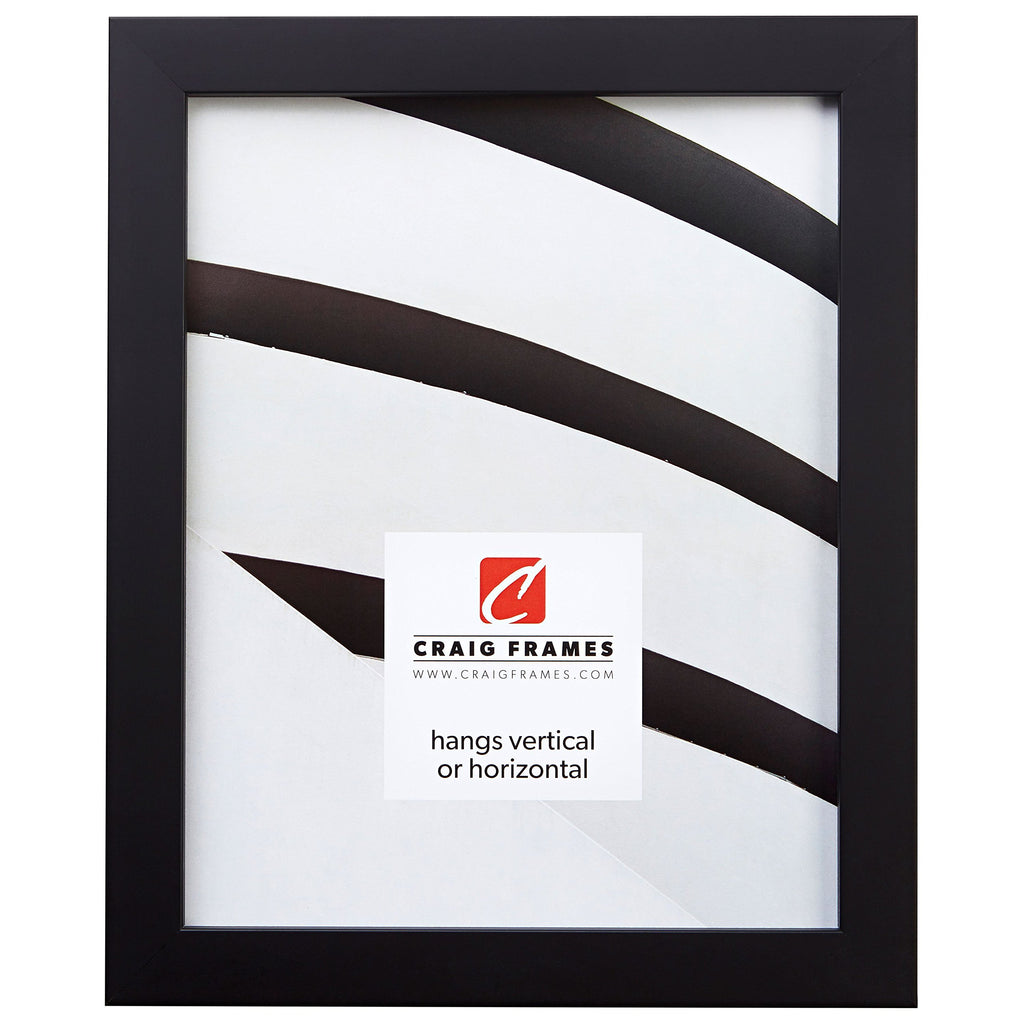 Craig Frames Confetti, Modern Black Picture Frame, 5 x 7 Inch