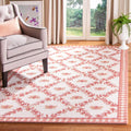 SAFAVIEH Chelsea Collection Accent Rug - 39 x 59, Ivory & Rose, Hand-Hooked French Country Wool, Ideal for High Traffic Areas 
