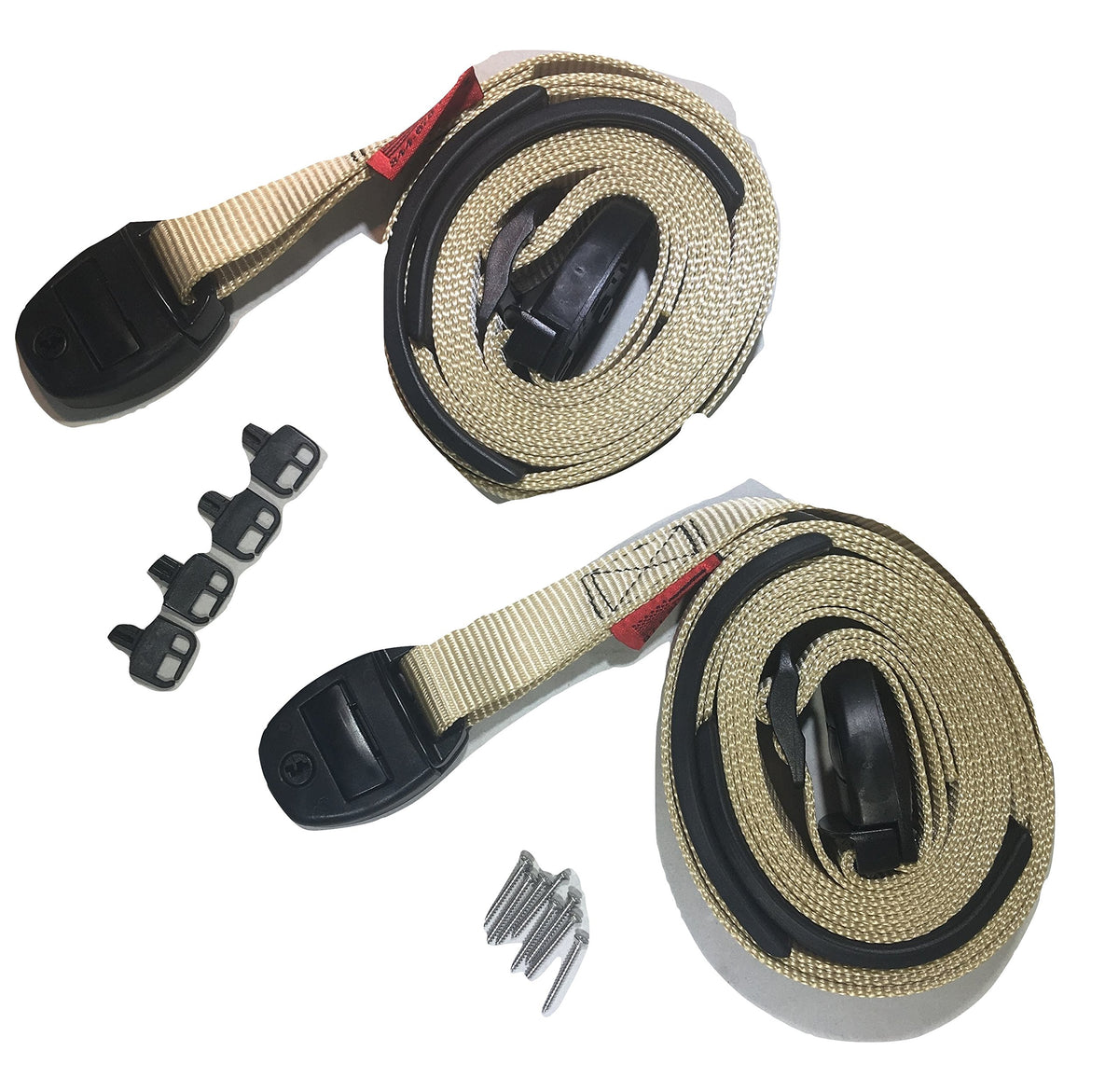 Ratchetstrap.Com Nexus Locking Center Release Spa Hot Tub Cover Adjustable Wind Straps 12 Ft. - Tan