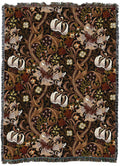 Pure Country Weavers William Morris Golden Lily Sienna Blanket Xl - Arts & Crafts - Gift Tapestry Throw Woven From Cotton - Made