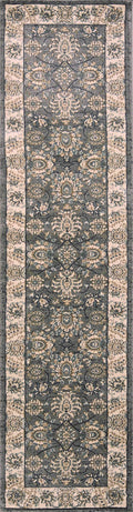 HomeRoots Decor 2' x 7'7' Runner Polypropelene Grey/Ivory Area Rug