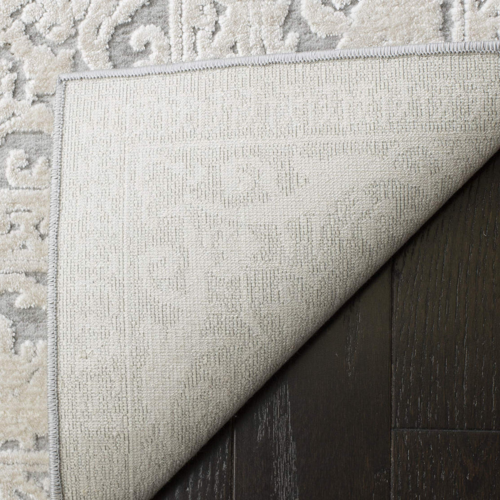 Safavieh Reflection Collection Accent Rug - 2'3'' X 4', Light Grey & Cream, Vintage Distressed Design, Non-Shedding & Easy Care,