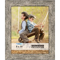 Icona Bay 8x10 Brown Oak Picture Frame, Country Rustic Style 8 x 10 Photo Frame, Table Top or Wall Mount, Barnwood Collection